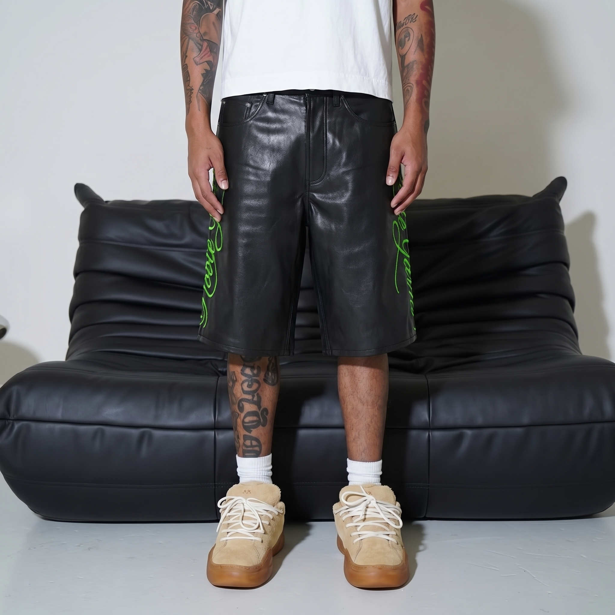 NOBLE LEATHER SHORTS